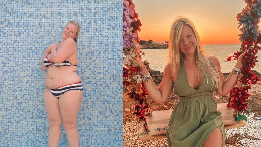 A girl shocked the entire internet with her desire to lose weight! Marija managed to lose weight from 112 kg to 65 kg!